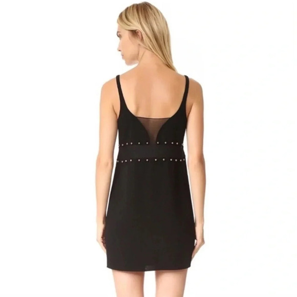 Cinq a sept black studded Carina mini dress - Picture 3 of 11